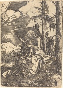 Szűz a tájban alkotó: Albrecht Altdorfer