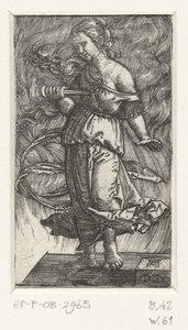 Dido öngyilkossága Dido (cím a tárgyon) alkotó: Albrecht Altdorfer