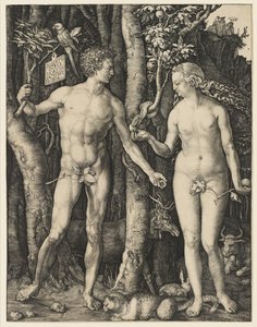 Ádám és Éva, 1504 alkotó: Albrecht Dürer