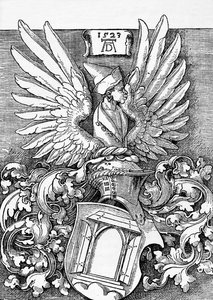 „A Durer család fegyveres csapágyai”, 1523, 1906 alkotó: Albrecht Dürer