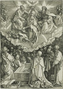 Szűz mennybemenetele és koronázása, A Szűz életéből alkotó: Albrecht Dürer