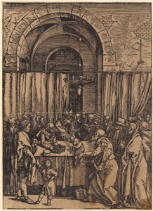 Krisztus siratása, a „Die Grosse Passion” sorozat 9. lapja alkotó: Albrecht Dürer