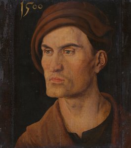 Egy fiatal férfi arcképe alkotó: Albrecht Dürer