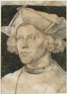 Egy fiatal férfi mellkép alkotó: Albrecht Dürer