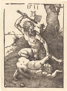 Káin megöli Ábelt alkotó: Albrecht Dürer
