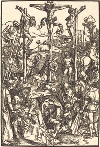 Kálvária a három kereszttel alkotó: Albrecht Dürer