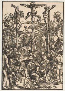 Kálvária a három kereszttel, kb. 1503. alkotó: Albrecht Dürer