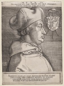 Brandenburgi Albrecht bíboros – a nagytányér alkotó: Albrecht Dürer