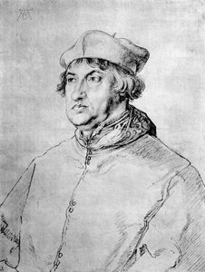 Albrecht brandenburgi bíboros, 1518, 1936 alkotó: Albrecht Dürer
