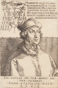 Brandenburgi Albrecht bíboros; vagy A kis bíboros alkotó: Albrecht Dürer
