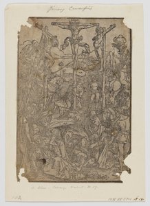 Lovasság a három kereszttel alkotó: Albrecht Dürer