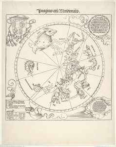 A déli égbolt égi térképe (Imagines coeli meridionalis) alkotó: Albrecht Dürer