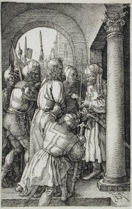 Krisztus Pilátus előtt alkotó: Albrecht Dürer