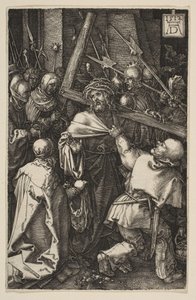 A keresztet hordozó Krisztus, a Passióból, 1512. alkotó: Albrecht Dürer