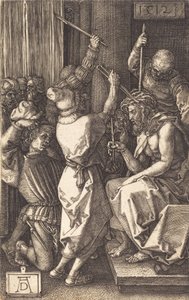 A tövisekkel megkoronázott Krisztus, 1512. alkotó: Albrecht Dürer