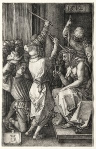 A tövisekkel megkoronázott Krisztus, 1512. alkotó: Albrecht Dürer