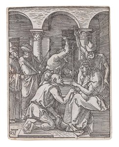 A tövisekkel megkoronázott Krisztus, A kis szenvedély című sorozatból, kb. 1509-1511. alkotó: Albrecht Dürer