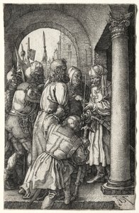 Krisztust Pilátus elé vitték alkotó: Albrecht Dürer