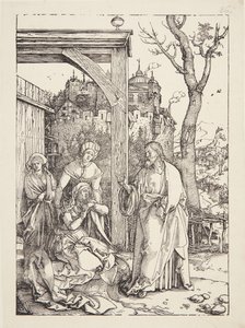 Krisztus búcsút vesz édesanyjától alkotó: Albrecht Dürer