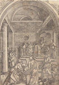 Krisztus az orvosok között alkotó: Albrecht Dürer