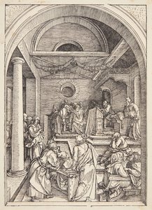 Krisztus az orvosok között alkotó: Albrecht Dürer