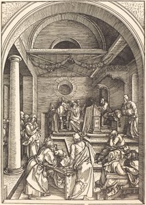 Krisztus az orvosok között alkotó: Albrecht Dürer
