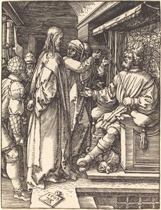 Krisztus Heródes előtt alkotó: Albrecht Dürer