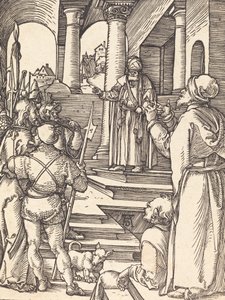 Krisztus Pilátus előtt, valószínűleg c. 15091510. alkotó: Albrecht Dürer