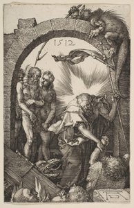 Christ in Limbo, A szenvedésből, 1512. alkotó: Albrecht Dürer
