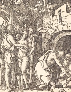 Krisztus Limbóban, valószínűleg c. 15091510. alkotó: Albrecht Dürer