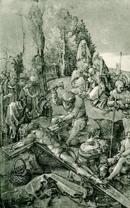 Krisztust a keresztre szegezték alkotó: Albrecht Dürer