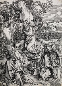 Krisztus az olajbogyók hegyén, 1496-1511 alkotó: Albrecht Dürer