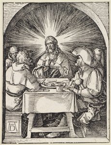 Krisztus Emauszban alkotó: Albrecht Dürer