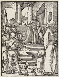 Krisztus Pilátus előtt alkotó: Albrecht Dürer