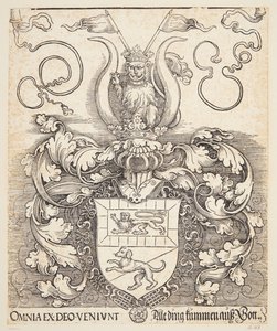 Lorenz Staiber címere alkotó: Albrecht Dürer