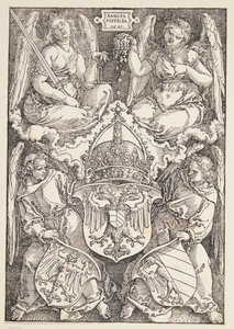 A Birodalom és Nürnberg városának címere alkotó: Albrecht Dürer
