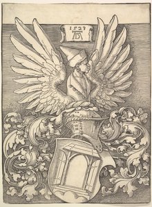 Albrecht Dürer címere, 1523. alkotó: Albrecht Dürer