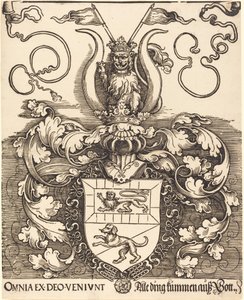 Lorenz Staiber címere alkotó: Albrecht Dürer