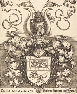 Lorenz Staiber címere, valószínűleg 15201521. alkotó: Albrecht Dürer
