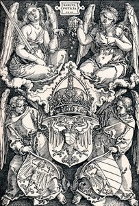 Nürnberg város címere, 1521 1906. alkotó: Albrecht Dürer