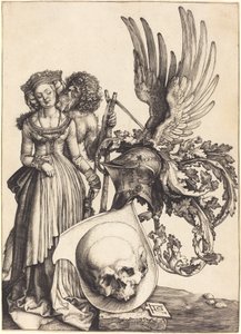 Címer koponyával alkotó: Albrecht Dürer