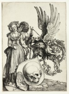 Címer koponyával alkotó: Albrecht Dürer