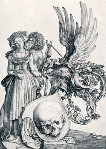 Címer koponyával, 1503 1906 alkotó: Albrecht Dürer