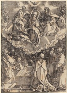 Bemutatás a templomban, a „Mária élete” sorozat 13. lapja alkotó: Albrecht Dürer