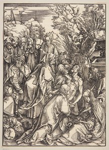 Krisztus letétele alkotó: Albrecht Dürer
