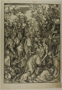 Krisztus lerakódása, A nagy szenvedésből alkotó: Albrecht Dürer