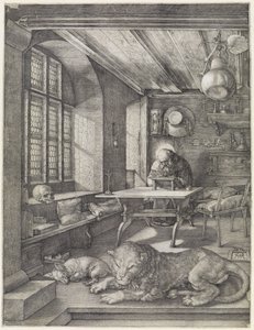Szent Jeromos a szekrényben alkotó: Albrecht Dürer
