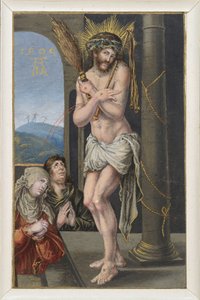 A szenvedő Krisztus az ostorozási oszlopnál alkotó: Albrecht Dürer