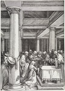 A bemutatás a templomban alkotó: Albrecht Dürer