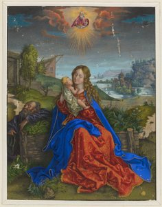 A Szent Család a pillangóval alkotó: Albrecht Dürer